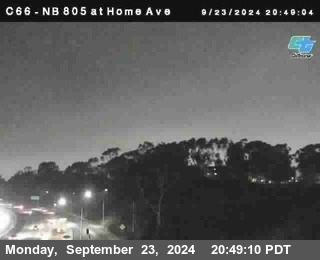 NB 805 at Home Ave (On Ramp)