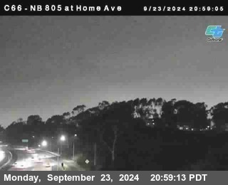 NB 805 at Home Ave (On Ramp)