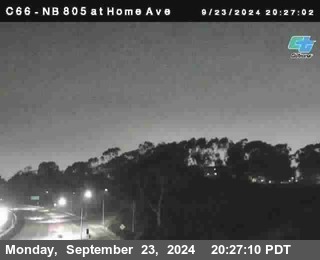 NB 805 at Home Ave (On Ramp)