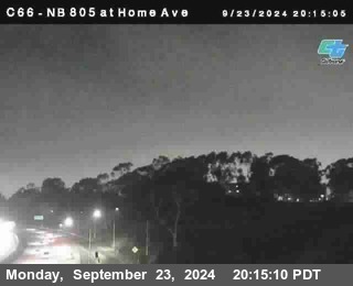 NB 805 at Home Ave (On Ramp)