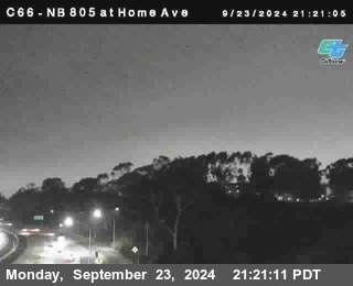 NB 805 at Home Ave (On Ramp)