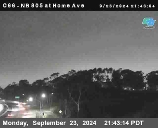 NB 805 at Home Ave (On Ramp)