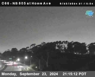 NB 805 at Home Ave (On Ramp)