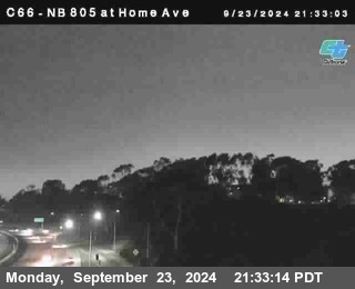 NB 805 at Home Ave (On Ramp)