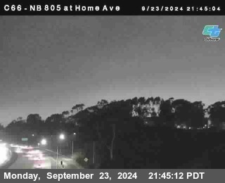 NB 805 at Home Ave (On Ramp)