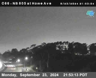 NB 805 at Home Ave (On Ramp)