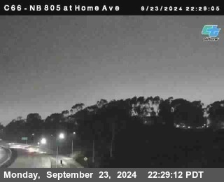 NB 805 at Home Ave (On Ramp)