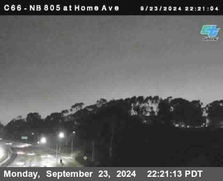 NB 805 at Home Ave (On Ramp)