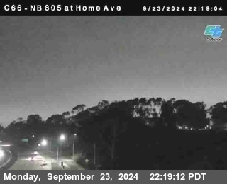 NB 805 at Home Ave (On Ramp)