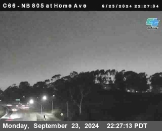 NB 805 at Home Ave (On Ramp)