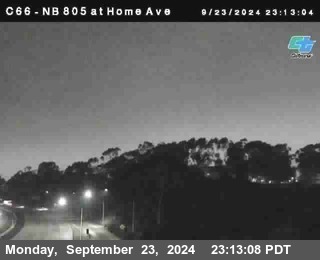 NB 805 at Home Ave (On Ramp)