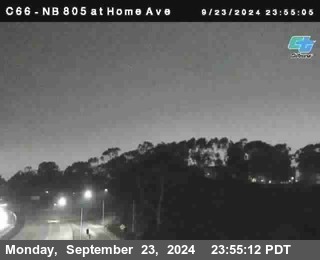 NB 805 at Home Ave (On Ramp)