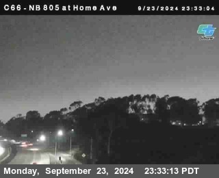 NB 805 at Home Ave (On Ramp)