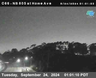 NB 805 at Home Ave (On Ramp)