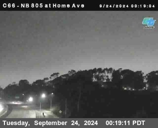 NB 805 at Home Ave (On Ramp)