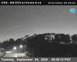 NB 805 at Home Ave (On Ramp)