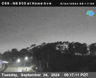 NB 805 at Home Ave (On Ramp)