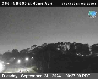 NB 805 at Home Ave (On Ramp)