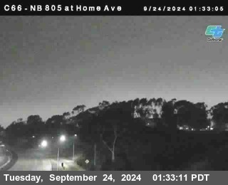 NB 805 at Home Ave (On Ramp)