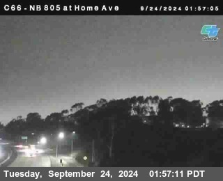 NB 805 at Home Ave (On Ramp)