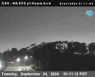 NB 805 at Home Ave (On Ramp)