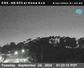 NB 805 at Home Ave (On Ramp)