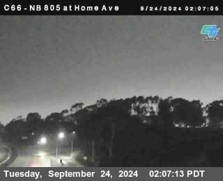 NB 805 at Home Ave (On Ramp)