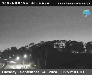 NB 805 at Home Ave (On Ramp)