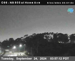 NB 805 at Home Ave (On Ramp)