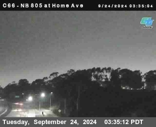 NB 805 at Home Ave (On Ramp)