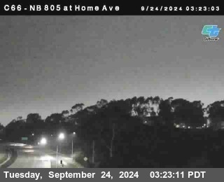 NB 805 at Home Ave (On Ramp)