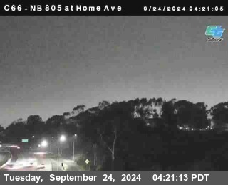 NB 805 at Home Ave (On Ramp)