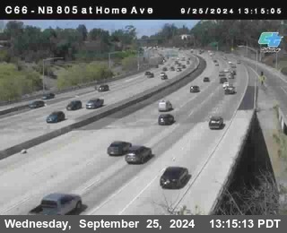 NB 805 at Home Ave (On Ramp)