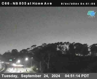 NB 805 at Home Ave (On Ramp)