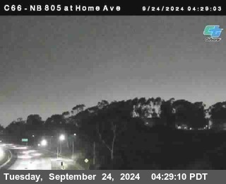 NB 805 at Home Ave (On Ramp)