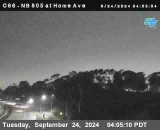 NB 805 at Home Ave (On Ramp)