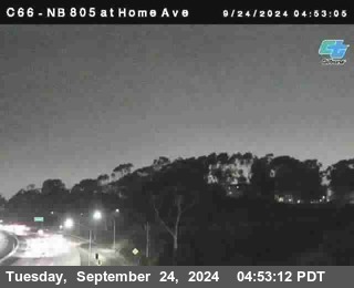 NB 805 at Home Ave (On Ramp)