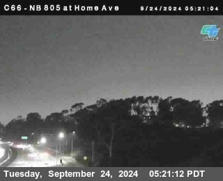 NB 805 at Home Ave (On Ramp)