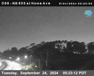 NB 805 at Home Ave (On Ramp)