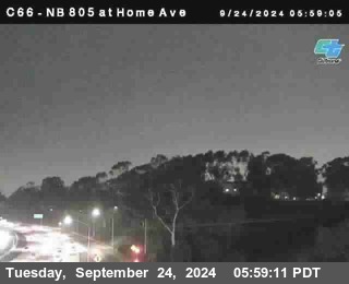 NB 805 at Home Ave (On Ramp)