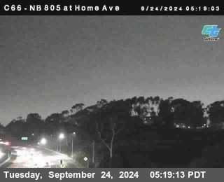 NB 805 at Home Ave (On Ramp)