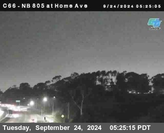 NB 805 at Home Ave (On Ramp)