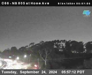 NB 805 at Home Ave (On Ramp)