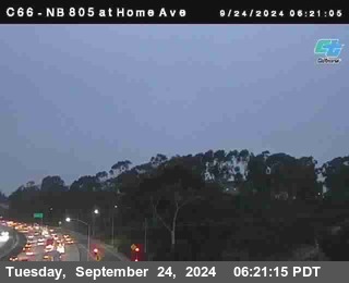 NB 805 at Home Ave (On Ramp)