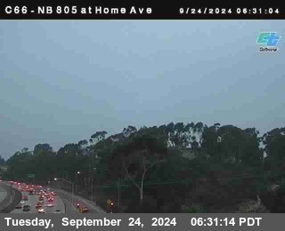 NB 805 at Home Ave (On Ramp)