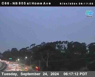 NB 805 at Home Ave (On Ramp)