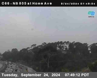 NB 805 at Home Ave (On Ramp)