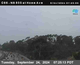 NB 805 at Home Ave (On Ramp)