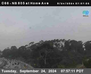 NB 805 at Home Ave (On Ramp)