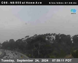 NB 805 at Home Ave (On Ramp)